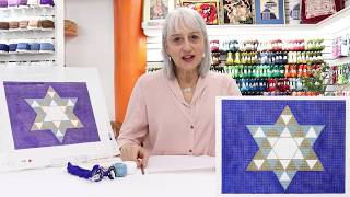 Needlepoint Thread Pull - Star of David (Intermediate Stitcher)