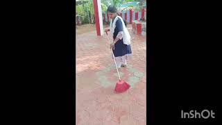 Extension Activity Cleaning Sri Ellai Kavalkara Swamy Thirukovil