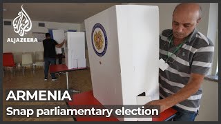 Polls open in Armenia snap parliamentary election