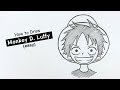 How To Draw Monkey D. Luffy Easy | Step By Step | Onepiece | Easy Drawing