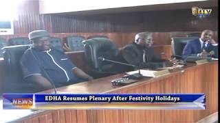 EDHA resumes Plenary after festivity holidays