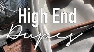 DRUGSTORE DUPES VS HIGH END MAKEUP PRODUCTS