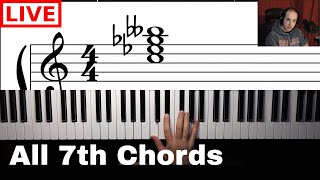 Guide to Playing 7th Chords and Fingering Live Stream October 29th