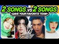 [FIRST EVER] SAVE ONE DROP ONE: KPOP SONG TEAMS (2 SONGS vs 2 SONGS) - FUN KPOP GAMES 2024