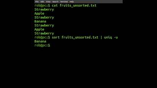 The 'uniq' Command In Linux