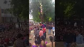 Dahi Handi Program at K M Kothari High School Satlasana