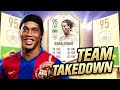 INSANE *BARCELONA* PRIME ICON MOMENTS RONALDINHO TEAM TAKEDOWN vs CapGunTom!!!