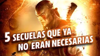 5 Secuelas Innecesarias en Videojuegos