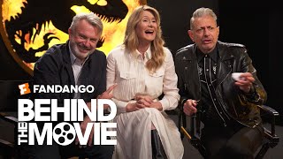 Laura Dern, Sam Neill, and Jeff Goldblum Discuss How It Feels To Be Back In Jurassic World Dominion
