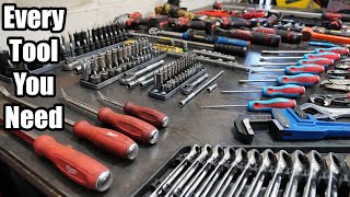 Every Single Tool You Need To Start Working On Cars! * List*