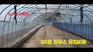 90평 토마토하우스 유지비용