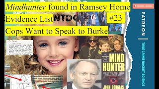 "MINDHUNTER" in Ramsey crime scene photos but John and Patsy deny reading it + A Critical Question