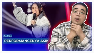 ZIA RIZA - INDAH (AGNEZ MO) - SHOWCASE 2 - Indonesian Idol 2025 REACTION