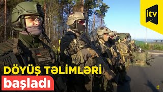 Almaniya NATO və Estoniya ordusu ilə döyüş təlimlərinə başladı