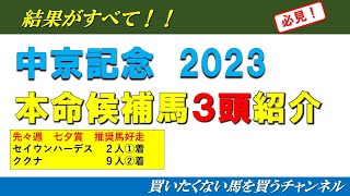 【中京記念2023】買いたくない馬を買うチャンネル