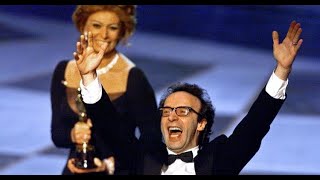 Oscars 1999 Sophia Loren and Roberto Benigni