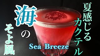 【海のそよ風】シーブリーズカクテル sea breeze cocktail