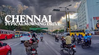 Chennai Typical Morning | Ambattur - Padi Drive [4K]