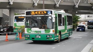 2022.05.20 高槻市営バス いすゞ KL-LV280L1改 西工96MC B-Ⅱ ノンステ 大阪200か17-30 ｢70整理券 関西大学｣｢11整理券 JR高槻駅北｣ JR高槻駅北周辺