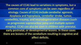 اے ڈی ایچ ڈی اور شیزوفرینیاسے ملتا جلتا مرض Cerebellar cognitive affective syndrome