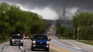 Tornadoes and damage from outbreak near Omaha, Neb.