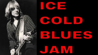 Ice Cold Minor Blues Rock Ballad Jam In E Minor | Snowy White Style Guitar Backing Track
