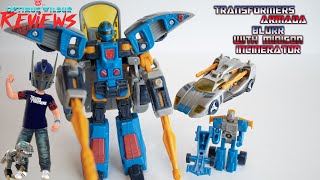 Optimus Wilbur Reviews: Transformers Armada Blurr w/ Minicon Incinerator