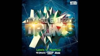 Hardwell \u0026 MAKJ \u0026 Dimaro \u0026 Ahzee - Countdown (Drums) Lewis V. EDIT