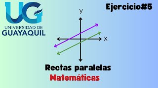 Rectas paralelas  | Matemáticas | Ejercicio 5