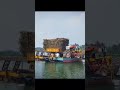 hindustan tractor sugarcane transport in boat ✌️🐯🚜💛💛💙💙❤️❤️😱🔝🤗💪⚠️ brandtractorslover viral shortvideo