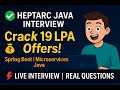 🔔 Java Backend Developer Interview | 2–6 Years Experience | Java 8+ | Spring Boot | Microservices |