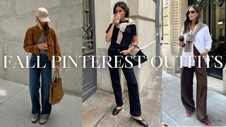 RECREATING FALL PINTEREST OUTFITS 2024 | Casual Outfit Ideas