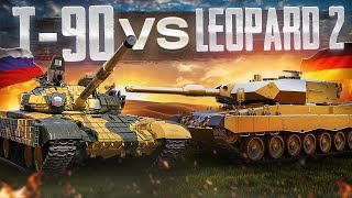 Т-90 ПРОТИВ LEOPARD 2 | Какой танк лучше?