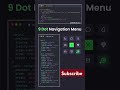How to make a New  Navigation Menu in HTML CSS & JavaScript