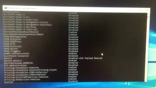 PowerShell list Windows features