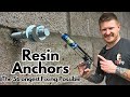 How To Use Resin Anchors To Fix Heavy Things To Brick, Block And Concrete - Complete Diy Guide