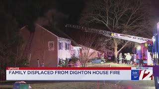 Family displaced by Dighton fire