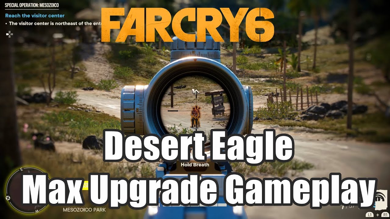 Far Cry 6 Desert Eagle Max Upgrade Gameplay - YouTube