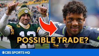 The Chances of an Aaron Rodgers for Russell Wilson Trade is SHOCKING | CBS Sports HQ