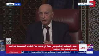 رئيس مجلس النواب في ليبيا: الانتخابات هي الوسيلة لحل الأزمة الليبية