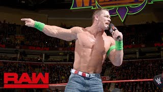 John Cena's unfiltered rant on The Undertaker: Raw, March 26, 2018