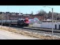 amtrak 151 with ge phase vii locomotive 174 in the town of bedford