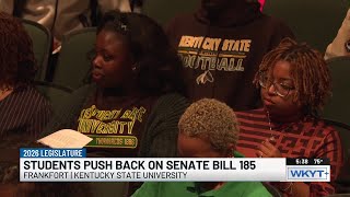 Kentucky State University students push back against Senate bill redefining school’s mission