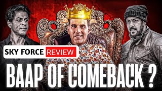 Sky Force: Baap Of Comeback ? |Movie Review | cinema siblings