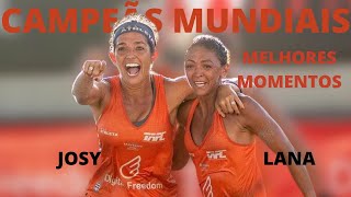 MUNDIAL DE FUTEVÔLEI FEMININO MELHORES MOMENTOS DAS CAMPEÃS JOSY X LANA!!