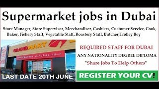 Offer Letter | Sales Jobs in Dubai for Grand Mart | Male & Female | Dubai Latest Job 2018