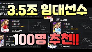 피파 3.5조(3조 포함) 영구 임대선수 100명 추천!! 안 보시면 손해봅니다!! 꼭 보세요!!