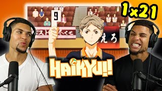 LET'S GO SUGA!! | Haikyuu!! Ep. 21 REACTION! | 1x21 \