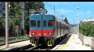 TRENI IN TRANSITO IN SICILIA: 6x Treno IC-ICN, Invio Storico, Merci, 3x Regionali TRENITALIA... (9)