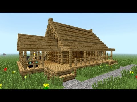 MINECRAFT: How to build little wooden house MINECRAFT: How to build little wooden house
